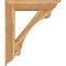 Ekena Millwork Legacy Traditional Rough Sawn Bracket w/ Offset Brace, Western Red Cedar, 8"W x 34"D x 40"H BKT0806X34X40LEC01RWR - alternate 4